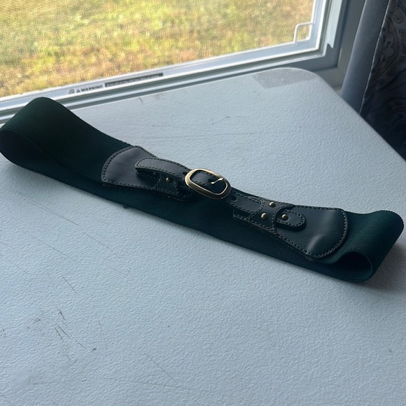 Green Leather Men's Bag - Picture 1 of 4